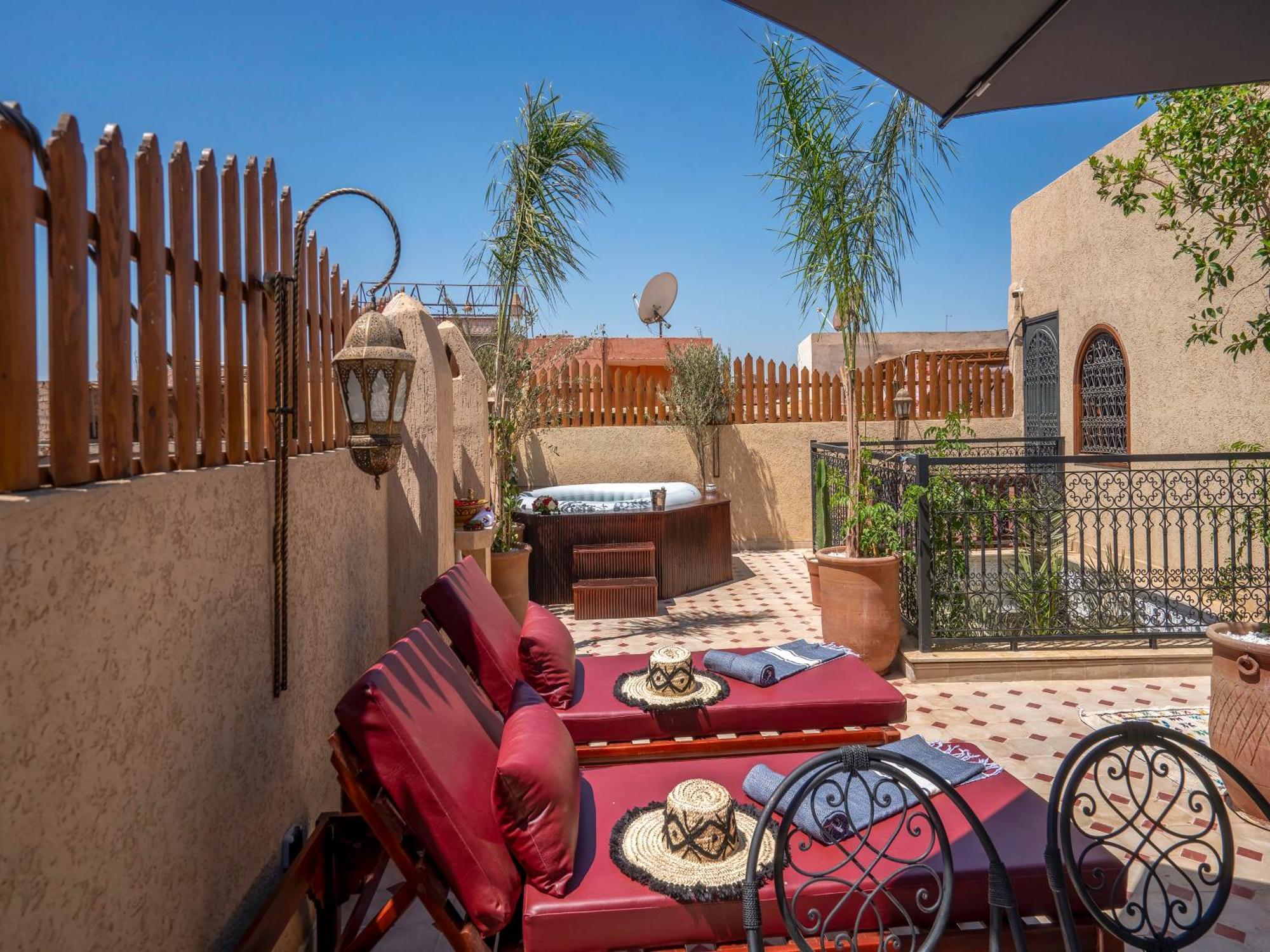 Riad Le Nid De Fatima Marrakesh Bagian luar foto