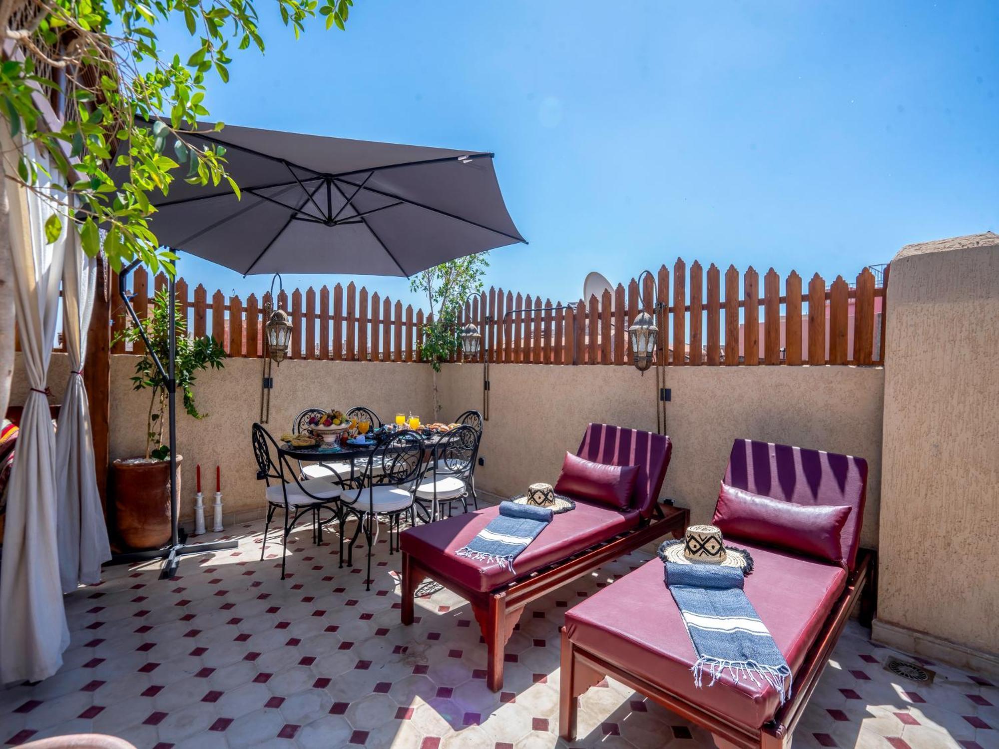 Riad Le Nid De Fatima Marrakesh Bagian luar foto