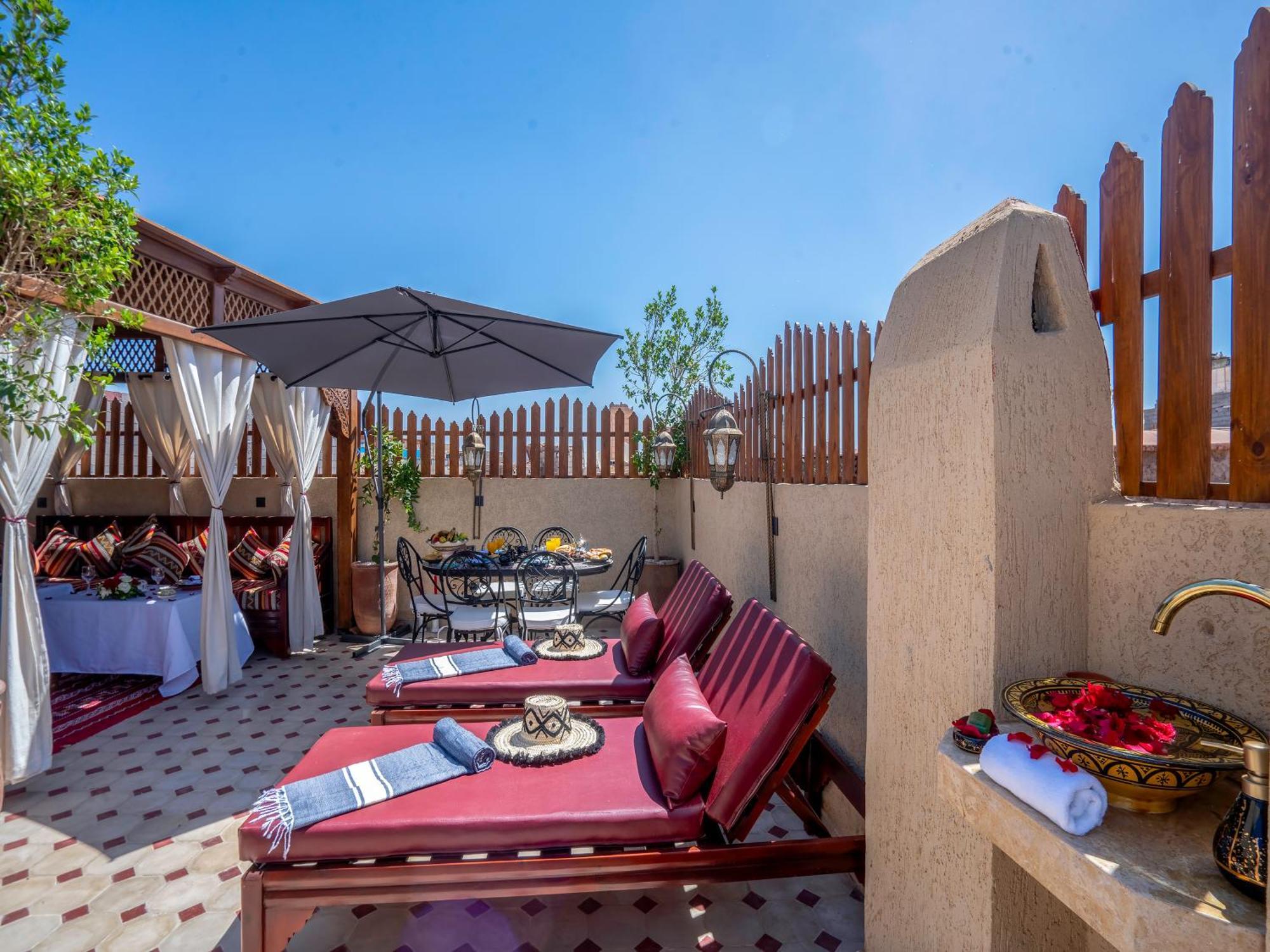 Riad Le Nid De Fatima Marrakesh Bagian luar foto