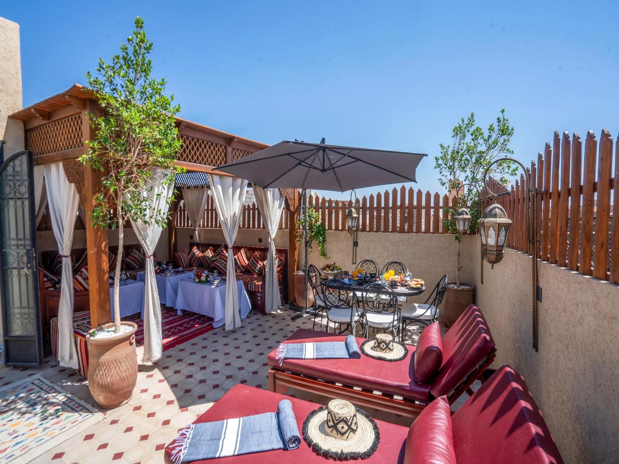 Riad Le Nid De Fatima Marrakesh Bagian luar foto